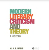 MODERN LITERARY CRITICISM AND THEORY A HISTORY